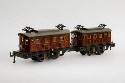 Two electric locomotives: GEBRÜDER BING, Germany, 