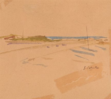 GENARO LAHUERTA (Valencia, 1905–1985).

"Beach."

