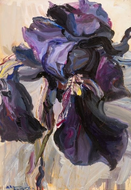 胡安·里贝拉·贝伦格尔（瓦伦西亚，1935年—瓦伦西亚，2016年）。

《花》，1994年。

纸