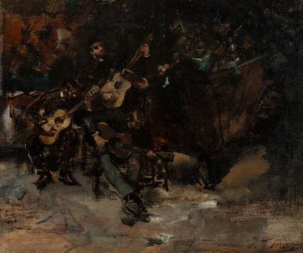 伊格纳西奥·皮纳索·卡马伦奇（瓦伦西亚，1849年——戈德利亚，瓦伦西亚，1916年）。

《音乐家