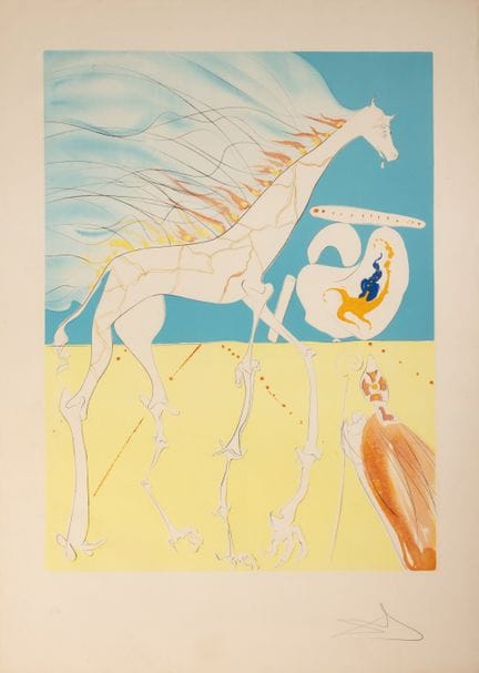 SALVADOR DALÍ (Figueres, 1904–1989).

„La girafe s