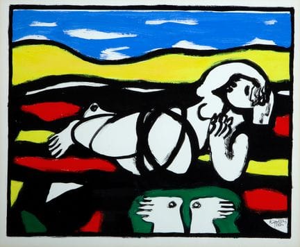JOAN GARCÍA RIPOLLÉS, (Castellón, 1932). "Die Ruhe