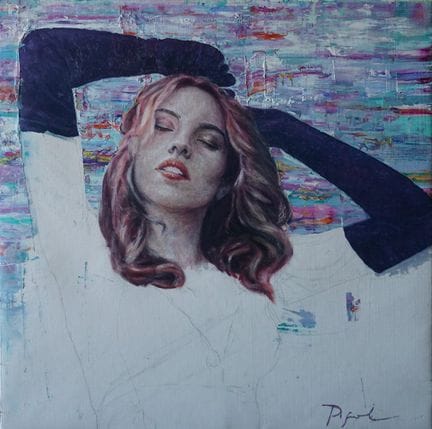 CHRISTIAN PIGNOL (Madrid, 1970).

„Karen“.

Öl auf