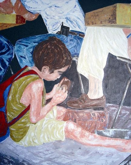 JUAN ANTONIO GALINDO (Granada, 1962).

„El lustrín