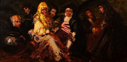 Spanische Schule, 20. Jahrhundert.

„Goya-artige S