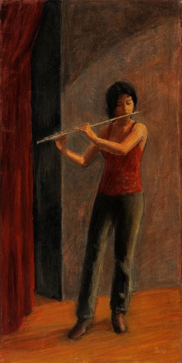 MIHÁY BODÓ (Budapest, 1957).

"Flutist," 2004.

Oi