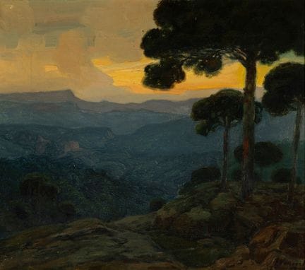 JOAQUIM VANCELLS (Barcelone, 1866–1942).

« Paysag