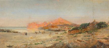 École espagnole, XIXe-XXe siècles.

« Paysage côti