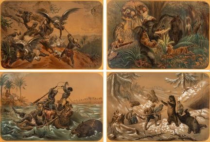 Nach Werken von GUSTAVE DORÉ (Straßburg, 1832–Pari