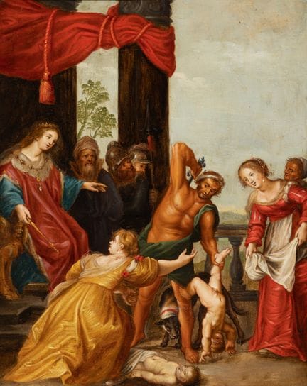 Flamenco School, 17th century.

“The Judgment of S