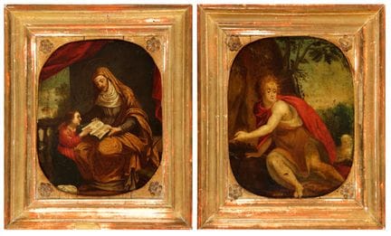18th-century Spanish school.

“Saint Anne Teaching