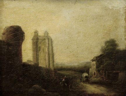 Central European school, 18th century. 

Rural lan