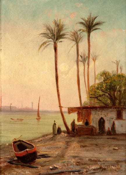 Late 19th-century Orientalist school.

“North Afri