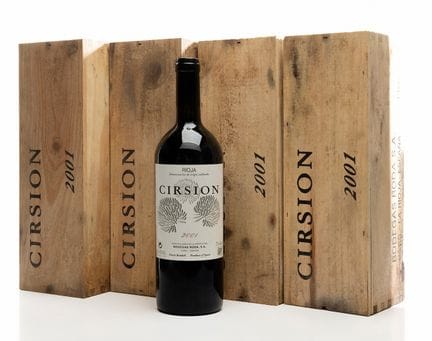 Cirsion, 2001. D.O.Ca. Rioja, Spanien. 

Rotwein.
