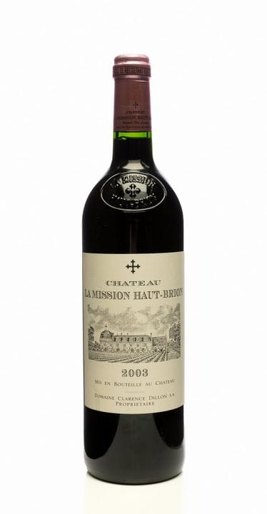 1 Flasche von Château La Mission Haut-Brion 2003. 