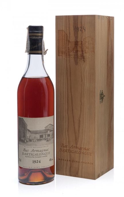 1 bottle of Dartigalongue 1924. Bas Armagnac, Fran