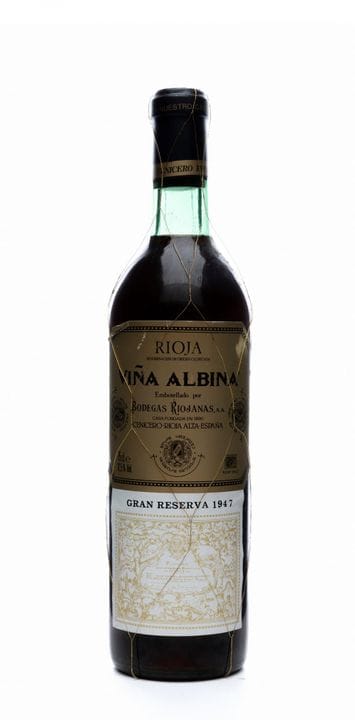 Viña Albina, Gran Reserva, 1947. D.O.Ca. Rioja, Ri
