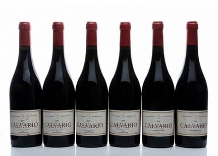 Calvario, 2001. D.O.Ca. Rioja, Spanien.

Rotwein.
