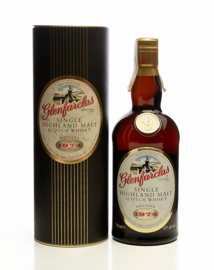 1 bottle of Glenfarclas Single Highland Malt 1974.
