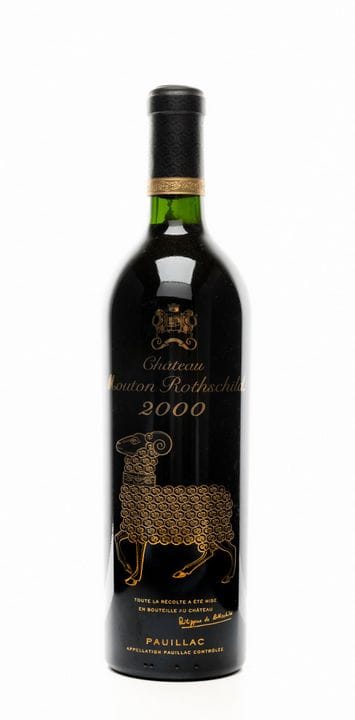 Château Mouton Rothschild, 2000. Pauillac AOC, Bor