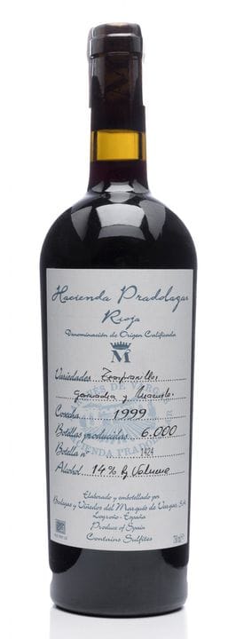 1 Flasche Hacienda Pradolagar Reserva 1999. Rioja,