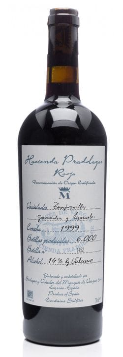 1 Flasche Hacienda Pradolagar Reserva 1999. Rioja,
