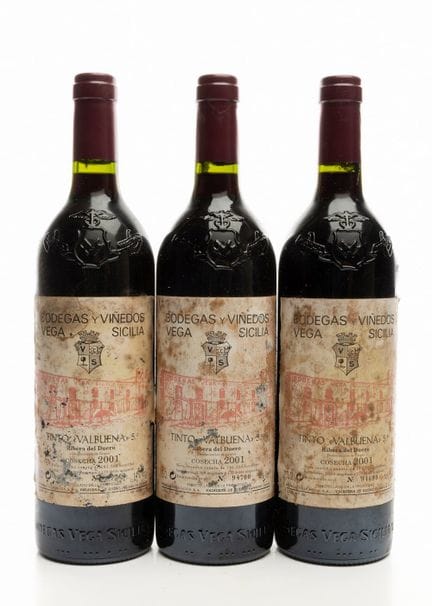 Vega Sicilia, Valbuena 5th, Reserva 2001. D.O. Rib