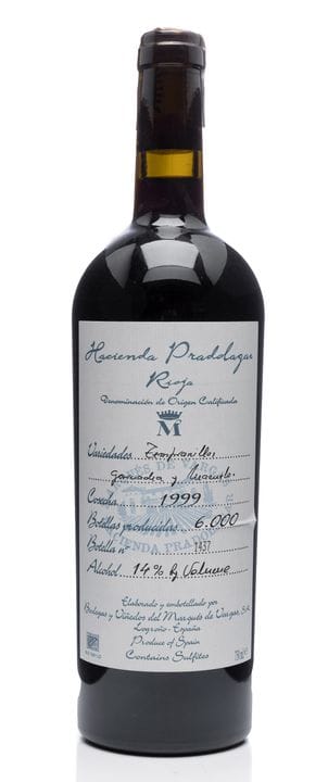 1 Flasche Hacienda Pradolagar Reserva 1999. Rioja,