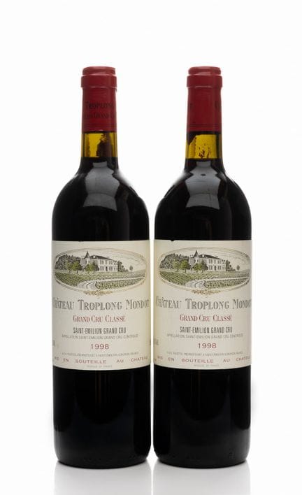 Château Troplong Mondot, 1998. A.O.C. Saint-Émilio