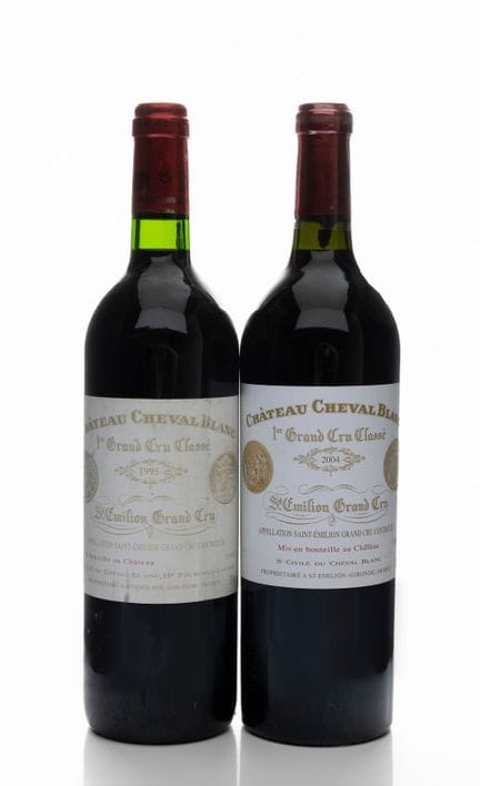 Château Cheval Blanc, 1995 und 2004. A.O.C. Saint-