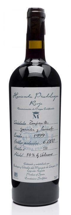 1 Flasche Hacienda Pradolagar Reserva 1999. Rioja,