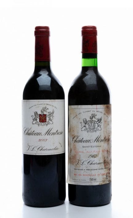 Château Montrose, 2003 und 1982. AOC Saint-Estèphe