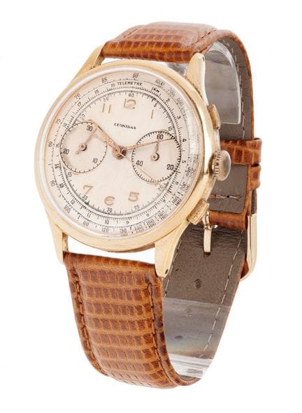 Chronographe LEONIDAS. Suisse, années 1950.

Montr