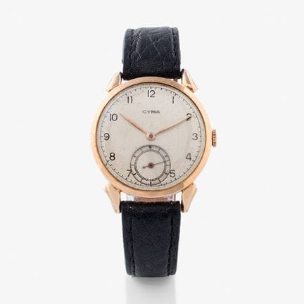 Montre CYMA. Montre-bracelet en or. Suisse, milieu