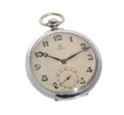 Montre de poche OMEGA, modèle Lepine de style Art 