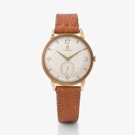Montre OMEGA, années 1950.

En or jaune 18 carats.