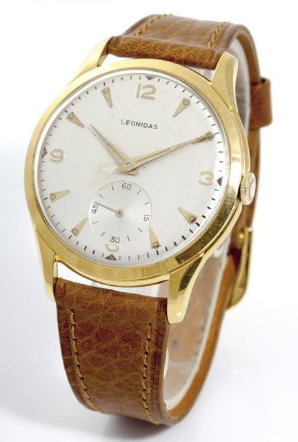 Montre LEONIDAS, années 1950

Acier plaqué or (pla