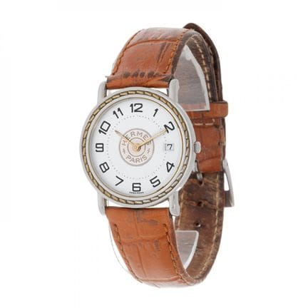Montre HERMÈS Sellier, n° de série 2752XX, pour ho