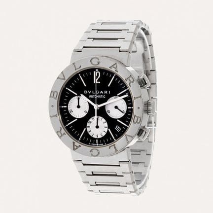 BVLGARI Montre Bulgari Chronographe, réf. BB 38 SS