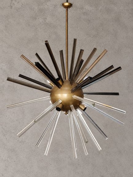 Sputnik-style ceiling lamp. Italy, possibly from t