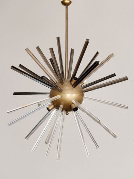 Sputnik-style ceiling lamp. Italy, possibly from t