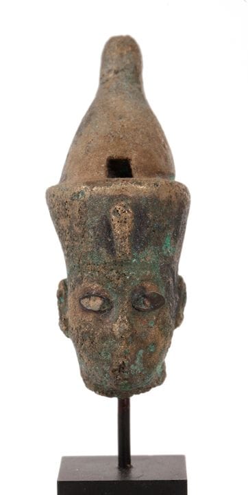 Head of Harpocrates; Egypt, Late Period, 664–323 B