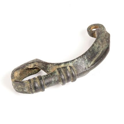 Iberian fibula, 3rd–2nd centuries B.C.

Bronze.

P