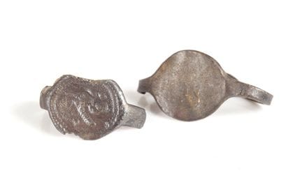 Two Iberian rings, 3rd–2nd centuries B.C.

Silver.