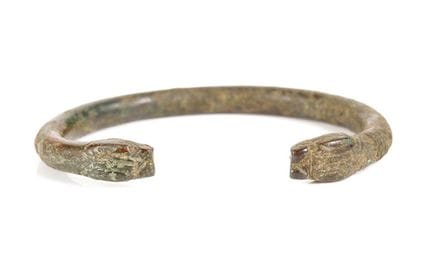 Bracelet with zoomorphic finials, 1st–2nd centurie