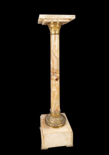 Column from the early 20th century.

Onyx and gild