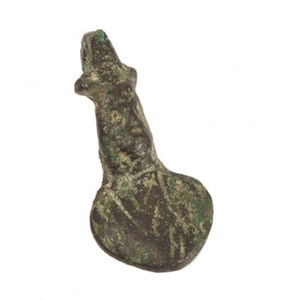 Serapis-shaped pendant; Roman Empire, 1st–2nd cent