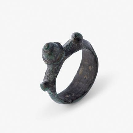 Celtiberian bronze ring. 4th–2nd centuries B.C. 

