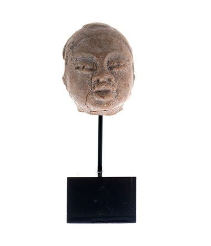 Pre-Columbian head. 

Terracotta. 

Measurements: 