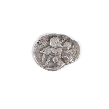 Silver obol from Thasos, Thracian Islands, c. 500–